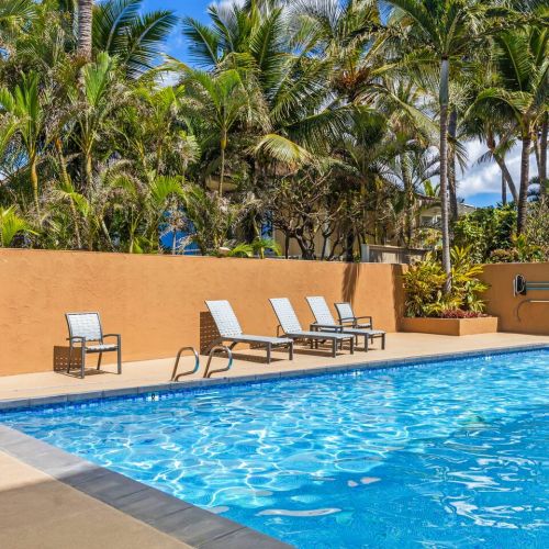 Pool area at Nani Kai Hale