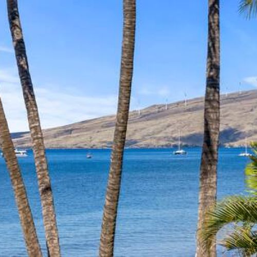 View from oceanfront lanai