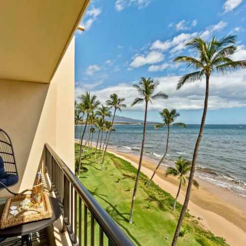 Swing into the sunsets from your private lanai.