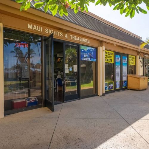 Sugar Beach has on site rentals and tour bookings.