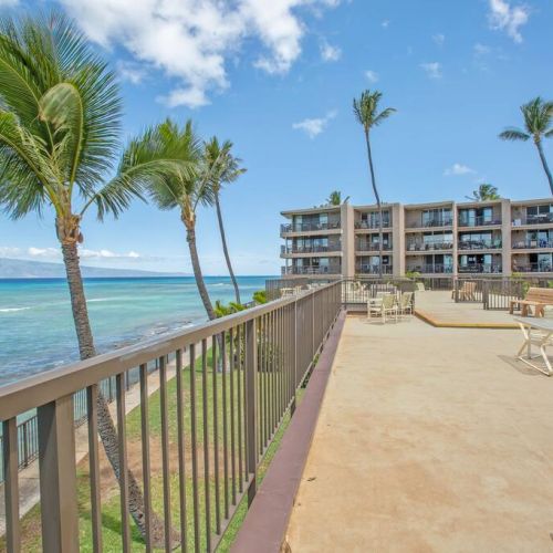 Crystal clear waters at this oceanfront resort.
