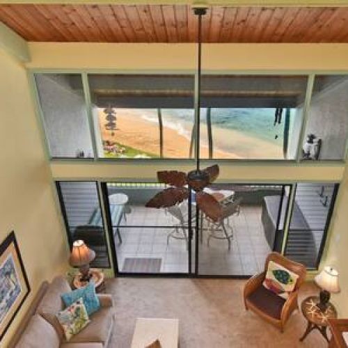 View from loft bedroom