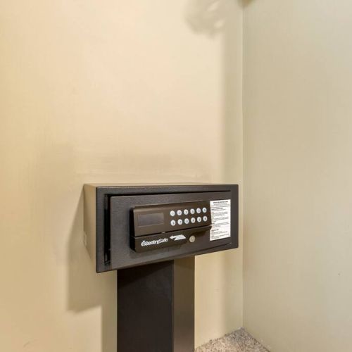 Safe in closet for your use