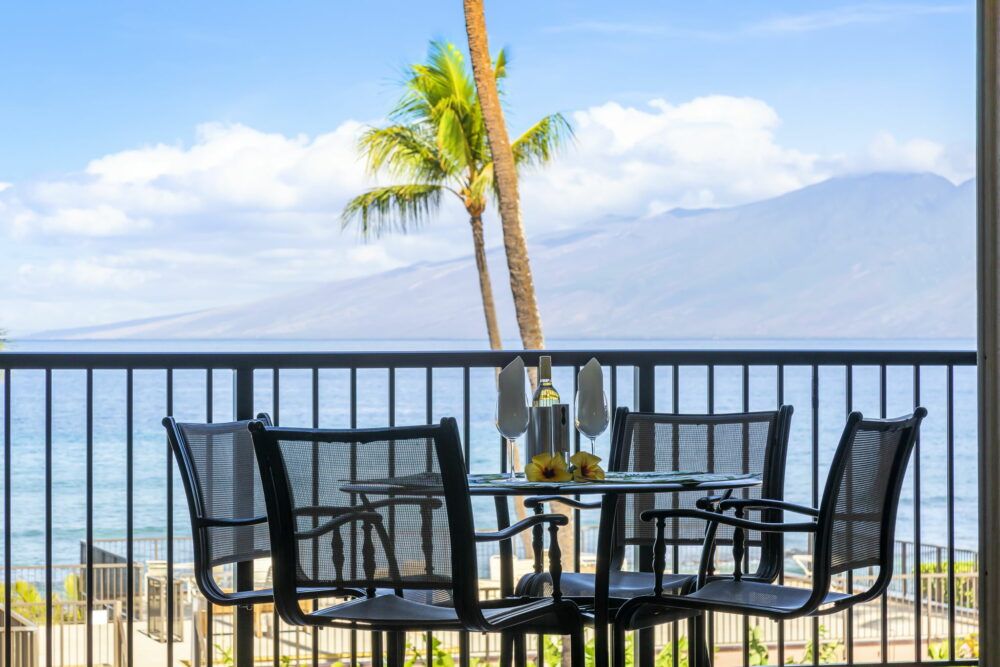 Celebrate from your ocean view private lanai