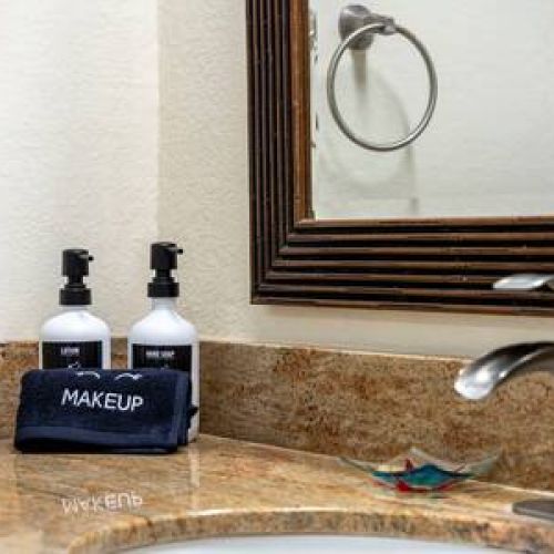 We didn't forget, black Makeup towels.