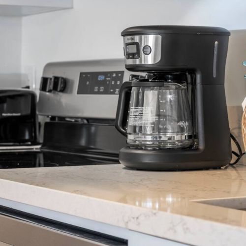 Coffee maker, electric tea kettle, toaster, blender, we have it all for you.