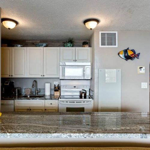 Central AC throughout this condo.