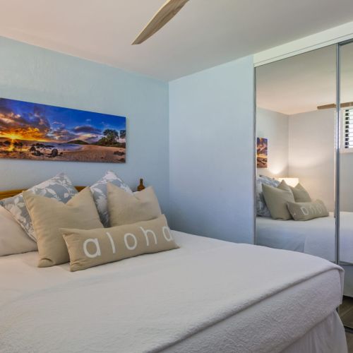 Plenty of storage in closet