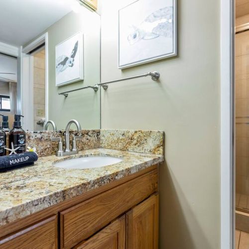 Walk in shower and everything needed courtesy of Stay Aloha