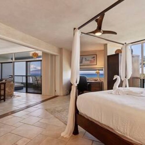 Suite leads into common area and has pocket doors to enclose off