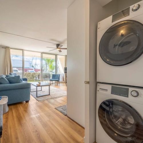 In unit washer/dryer