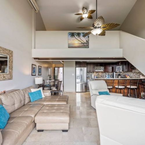 Plenty of seating and space in this 2 bedroom condo