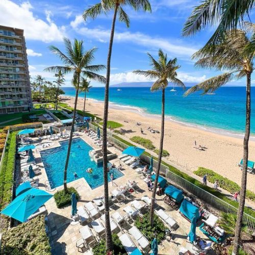 Ocean front pool/spa area