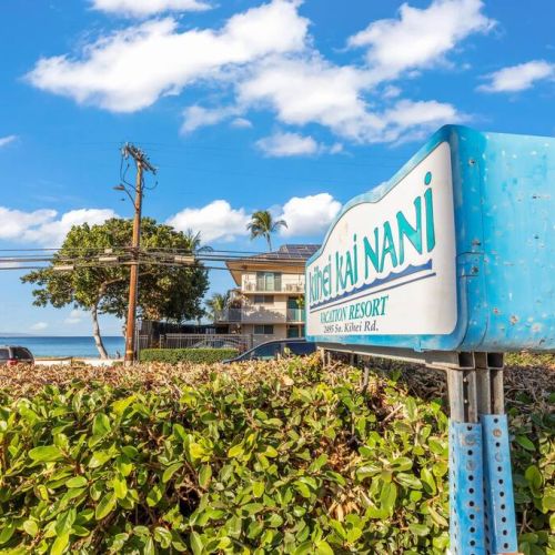 Right across the street from Kam II Beach