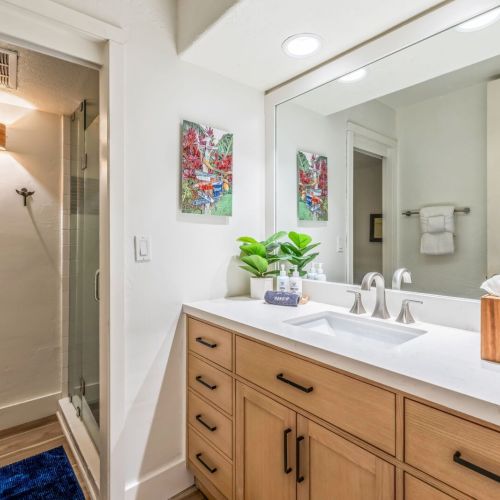 Beautifully remodeled bathroom