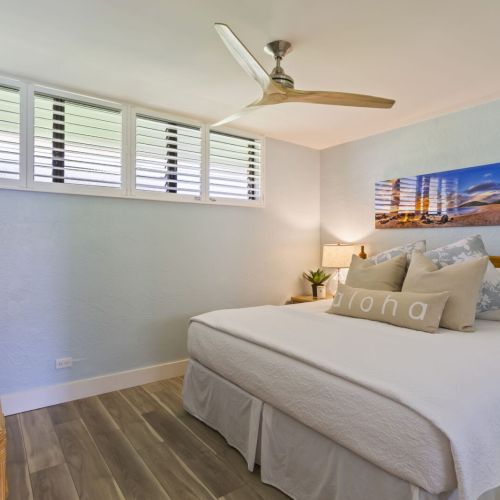 Spacious bedroom