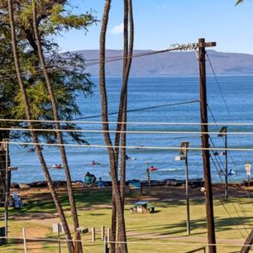 View zoomed in from private lanai