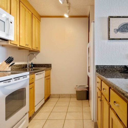 Fully equipped kitchen with everything needed.