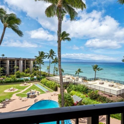 Top floor ocean view from private lanai