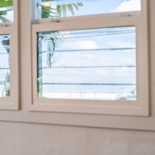 Ocean view from new kitchen windows.