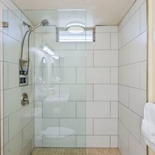 Remodeled walk in shower