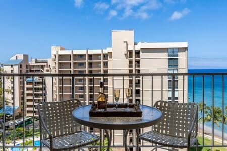 Ocean and resort view from your private lanai