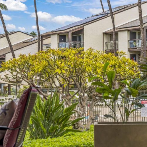 Pool is just a few steps away from the unit for your convenience.