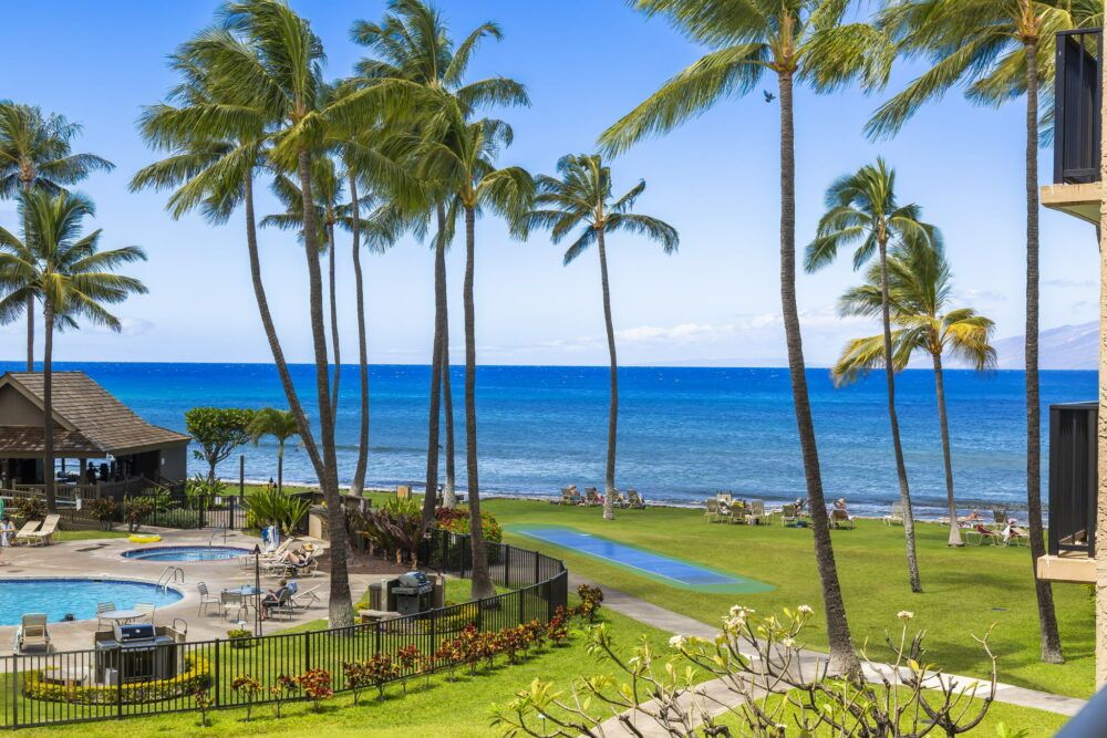 Ocean and Resort view from private lanai