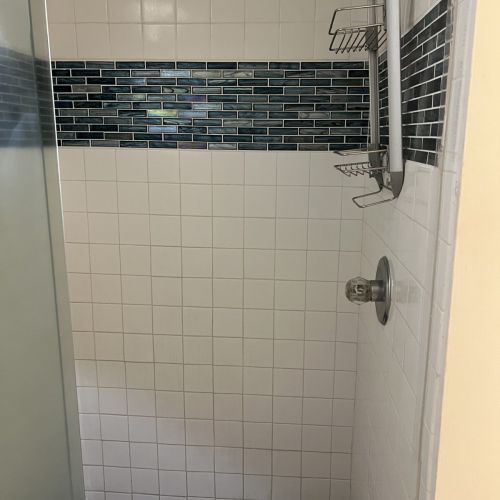 Walk in shower