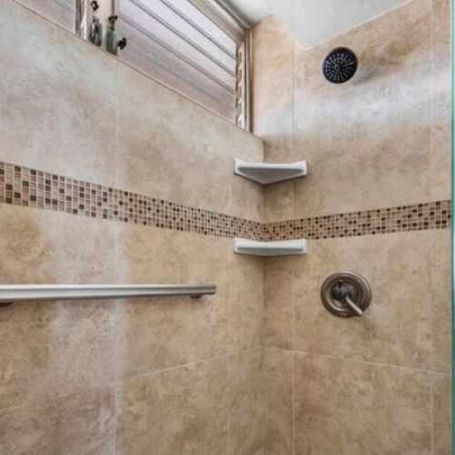 Walk in shower
