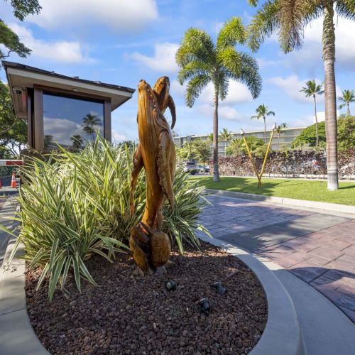 Whaler security gate at entrance.