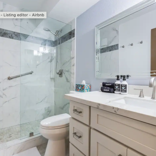 Beautifully remodeled bathroom