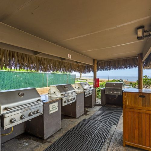 Covered BBQ area