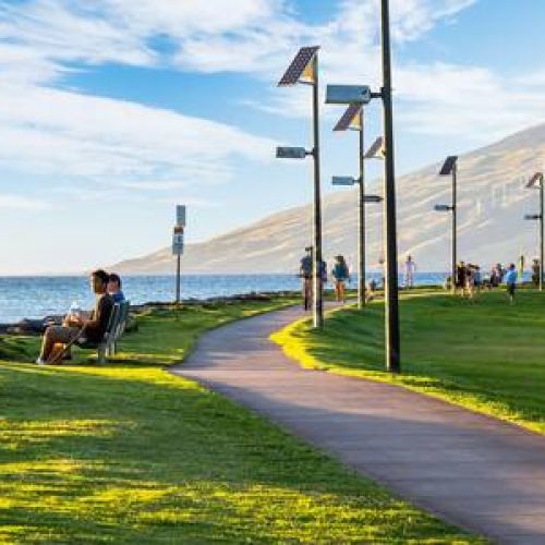 A local favorite Kalama Park right across the street