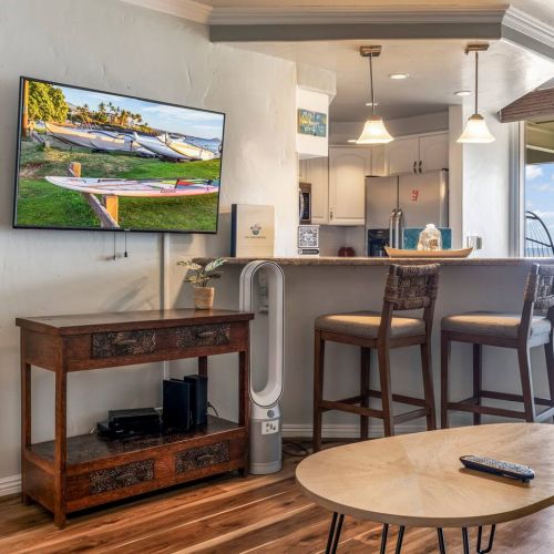 Ocean view can be seen throughout the condo.