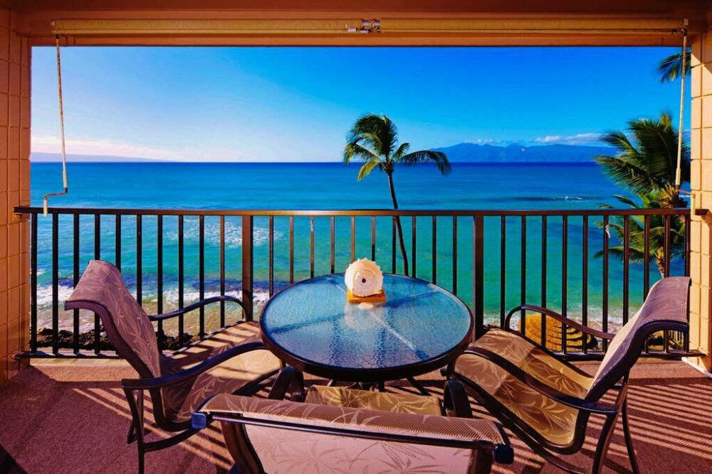 Panoramic ocean view from your private lanai
