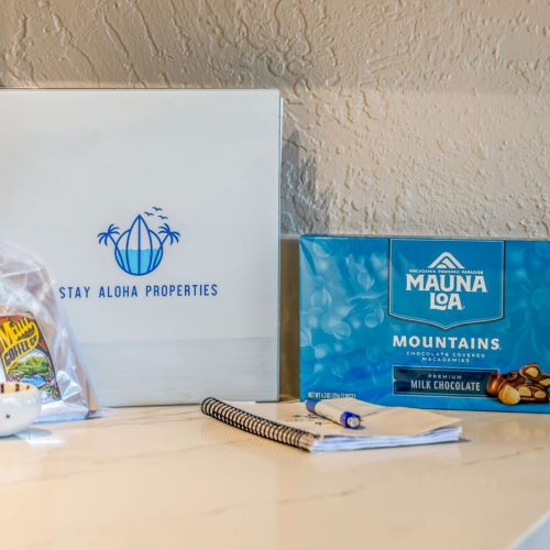 Aloha welcome gift for our guests