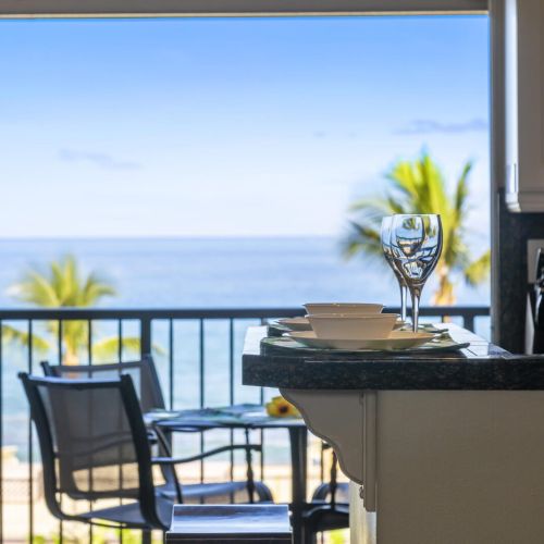 Breakfast bar views...