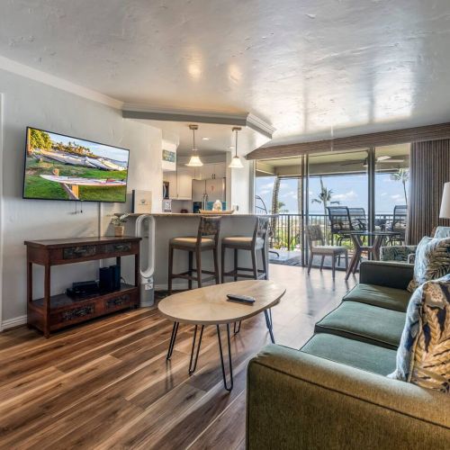 This condo is freshly painted with new furnishings.