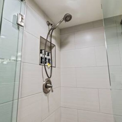 Custom walk in shower