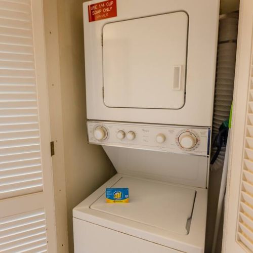 In unit washer/dryer