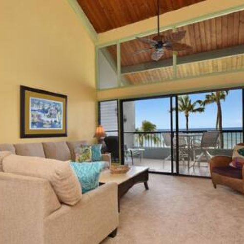 Hear and feel the ocean calling from inside Hale Mahina A406.