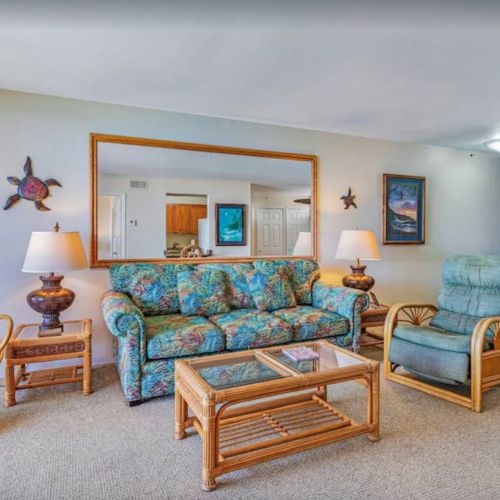 Coastal vibes throughout