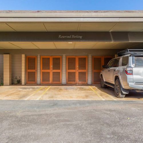 Reserved parking #12 for this condo. Visitor parking is also located right next to building.