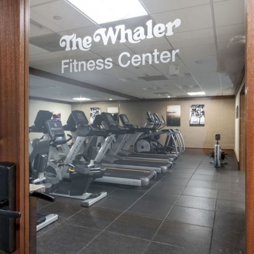 24 hour fitness center.