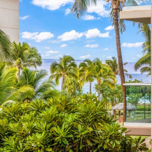 Partial ocean view from lanai