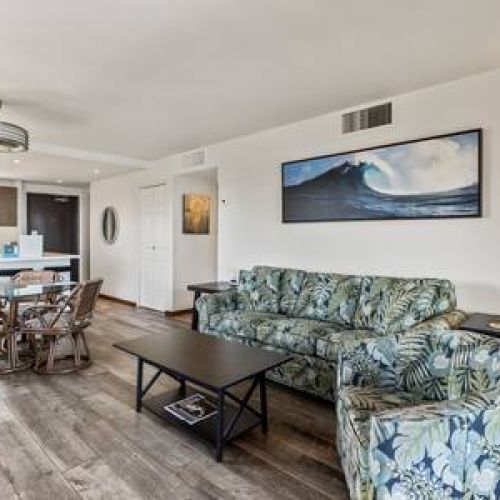 Plenty of seating in this living area