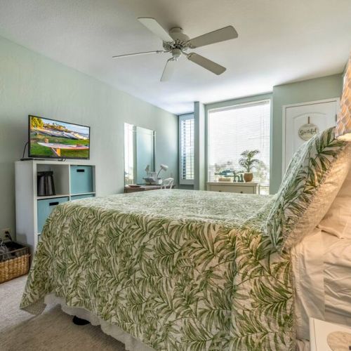 Beach towels for your use in bedroom basket.