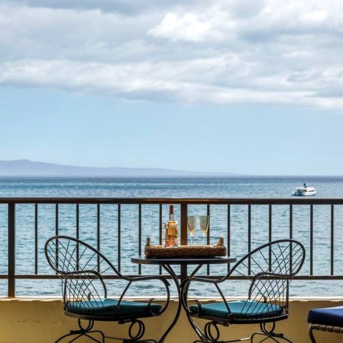 Admire sunsets, boats, seasonal whale watching, and more from your lanai.