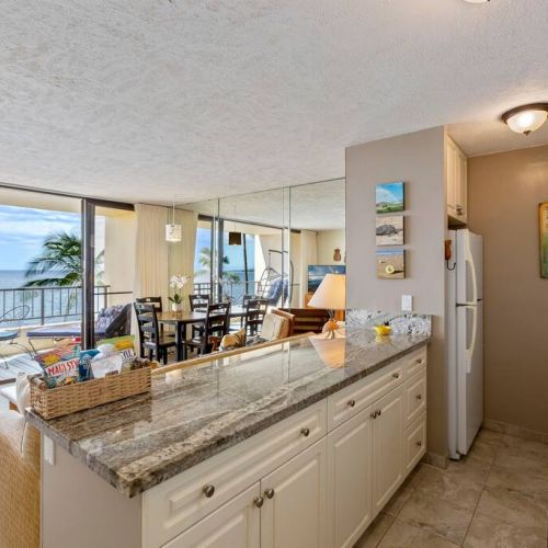 Updated kitchen with a view.